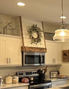 the kitchen is clean and ready for us to use in its new owner's home