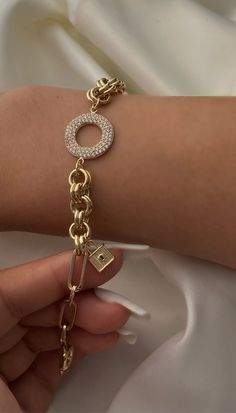 "ITEM DETAILS ❆All our jewelry are hand made with Love. ❆Material: 14K Gold ( 585). ❆Available colors: Gold, Rose Gold, White Gold. ❆Available Sizes: Look Size Option (Contact for different sizes) ❆Each item is made to order ❆ DO YOU LIKE THIS BRACELET? ❆ You can get more information about it below but if you have any questions, just click the \"Message Sergen Vural \" button and I will be very happy to hear from you ☺ PACKAGING ❆Comes ready to gift in a beautiful jewelry box. ❆It comes with a s