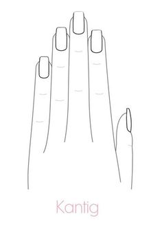 Draw Nails Art, Drawing Of Nails, Hand With Nails Drawing, Nails Drawing