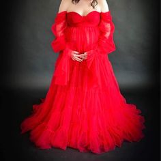 Used Once For Studio Maternity Photos. Excellent Condition. Size S/M With Corset Back. Smoke And Pet Free Home. Fitted Red Maternity Dress, Fitted Red Maternity Dress For Wedding, Elegant Red Long Sleeve Maternity Dress, Red Floor-length Maternity Dress, Red Maternity Dress, Studio Maternity Photos, Studio Maternity, Corset Back, Maternity Photos