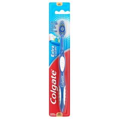 Colgate Extra Clean Full Head Soft Toothbrush is designed with circular power bristles to help remove tooth stains. Its cleaning tip bristles effectively reach and clean back teeth and between teeth. This manual toothbrush also has an easy-to-grip handle to provide comfort and control while brushing. Remember to change your toothbrush every 3 months. Packaging contains recycled content - 100% recycled paperboard backercard Soft Bristle Toothbrush, Toothbrush Colgate, Colgate Toothbrush, Collage Dorm, Mouth Care, Teeth Brush, Colgate Toothpaste, Colgate Palmolive, Tongue Cleaner