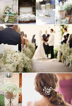 a couple getting married at their wedding ceremony