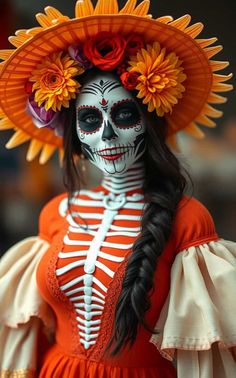 Spice Up Your Celebration: My Top 10 Día de los Muertos Costume Ideas 2 Dia De Los Muertos Outfit Ideas, Dia De Los Muertos Couple Costume Ideas, Dia De Los Muertos Headpiece Ideas, Dia De Los Muertos Costumes For Women, Dia De Los Muertos Makeup Ideas, Day Of The Dead Outfit, Mexican Halloween Costume, Day Of Dead Costume