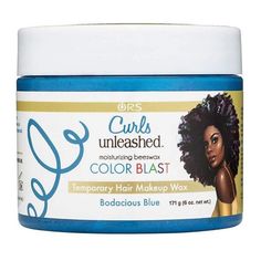 ORS Curls Unleashed Color Blast Temporary Hair Makeup Wax - Bodacious Blue 6 oz
Curls Unleashed Color Blast provides a temporary color solution, formulated with moisturizing beeswax, to elongate and define curls with beautiful, vivid colors and no damage.
• Mold & sculpt textured hair to create show-stopping style with vivid color• Quick and easy application• Moisturizing beeswax elongates and defines curls• Mix and match colors for a unique look• When color play is done, the wax washes out clean in one wash Hair Color Removers, Define Curls, Hair Dryer Comb, Hair Color Remover, Beard Wax, Barber Supplies, Hair Pomade, Hair Tonic, Styling Comb