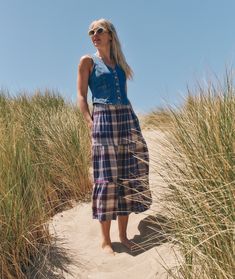 Chloe Smocked Maxi Skirt Summer Pleated Maxi Dress, Bohemian Maxi Skirt With Elastic Waistband For Day Out, Day Out Maxi Dress With Elastic Waistband, Casual Tiered Maxi Skirt For Vacation, Bohemian Summer Maxi Skirt For Daywear, Bohemian Daywear Lined Maxi Skirt, Bohemian Daywear Maxi Skirt With Lining, Summer Beach Maxi Skirt With Smocked Bodice, Casual Vacation Maxi Skirt With Gathered Detail