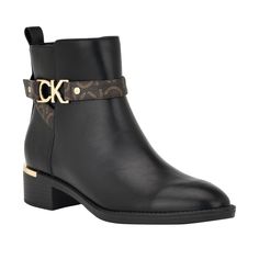 PRICES MAY VARY. An easy-to-style essential, the Calvin Klein Dhara casual bootie is here to impress! The Dhara features a stylish almond toe, mid block heel and CK logo detailing around the ankle. Almond Toe Zip Closure 1.61" heel height Ck Logo, Swim Trends, Casual Heels, Calvin Klein Woman, Women Trends, Fashion Essentials, Casual Boots, Boot Shoes Women, Ankle Booties