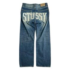 stussy jeans Stussy Pants, Stussy Jeans, Slay Outfits, Fashion Typography, Baggy Clothes, Vintage Denim Jacket, Outfit Inspo Casual, Y2k Streetwear, Trendy Fashion Outfits