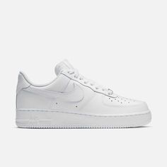 Nike Women's Air Force 1 '07 'Triple White' Nike Air Force 1 07, Heritage Fashion, Serena Williams, Stitching Leather, Nike Dunk, Nike Air Force 1, Nike Air Force Sneaker, Relaxed Style, White Nikes