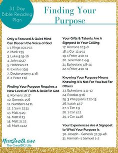 the bible's purpose for finding your purpose