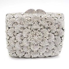 crystal clutch bag CL-117A Bridal Clutch Purse, Bridal Clutches, Fancy Clutch, Purses Vintage, Best Leather Wallet, Accessories Bride, Embroidery Purse, Crystal Handbag, Evening Clutches