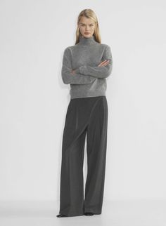 REPRESENT PANT Aritzia Outfit, Olive Mini Skirt, Fall Activewear, Light Structure, Sweat Vest, Tartan Pants, Cropped Linen Pants, Suiting Fabric, Fall Denim