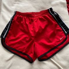 Like New Condition, Either Never Worn Or Very Rarely Size Small Red Athletic Shorts Outfit, Red Stretch Athletic Shorts For Spring, Red Athletic Shorts For Spring, Red Workout Shorts For Spring, Nike Red Athletic Shorts, Nike Red Sporty Shorts, Nike Red Sporty Athletic Shorts, Nike Sporty Red Athletic Shorts, Sporty University Red Nike Shorts