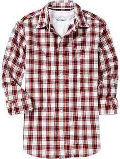 Mens Everyday Classic Regular-Fit Shirts in  medium Check Shirts, Rock N Roll Style, Orange Plaid, Shirts For Men, Tall Guys, Classic Shirt, Casual Shirts For Men, Workout Shirts, Men's Clothing