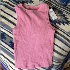 Holster Waffle Tank Size Xxs Casual Pink Waffle Knit Top, Fitted Waffle Knit Tops For Spring, Spaghetti Strap Shirt, Hollister Tank Tops, Striped Halter Top, Boho Tank Top, Yellow Tank Top, Nice Clothes, Grey Tank Top