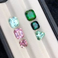 8.3 carats beautiful special colors tourmaline lot ethically sourced from Afghanistan  each and every piece in this special in their own i bring it in very good offer don't miss it and be first natural color  no treatments  dimensions  5.1x5.1x4.2mm 7.9x6.8x5.4mm Special Colors, Be First, Mix Color, 3 Carat, Bring It, Natural Color, Tourmaline, Pakistan, Color Mixing