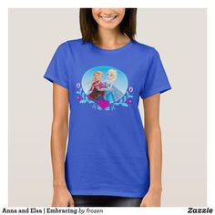 Anna and Elsa | Embracing T-Shirt Disney Frozen Gift, Unicorn Valentine, Anna And Elsa, Enchanted Rose, Sister Tshirts, Frosty The Snowmen, Girls Rules, Cute Unicorn, Love T Shirt