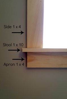 an image of a window with measurements on it