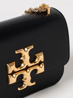 Crossbody Bags TORY BURCH Woman color Black Tory Burch Crossbody Bag, Tory Burch Crossbody, Women Crossbody Bag, Bag Light, Brown Bags, Black Crossbody, Small Crossbody Bag, Black Cross Body Bag, Leather Satchel