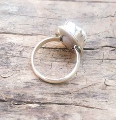 Cowrie Ring, Handmade Ring, White Stone Ring, Engagement Ring, Gifts for her Handmade Ring, Handcrafted Ring, Sterling Silver Ring, Wedding Ring, Boho Ring, Designer Ring, Handmade Jewelry, Cowrie Seashell Ring, Statement Ring, Silver Ring, Wedding Jewelry, Gifts for her, 100% handmade ring with Cowrie 92.5% sterling silver Cowrie shells are known as the most successful and the best form of currency in the various regions of the world. According to the African legends, the cowrie shells are repr Handmade Adjustable Topaz Ring For Anniversary, Nickel-free Oval Wedding Rings, Handmade Silver Topaz Open Ring, Adjustable Silver Opal Ring For Wedding, Silver Open Pearl Ring For Jewelry Making, Handmade Silver Moonstone Toe Ring, Silver Adjustable Opal Ring, Adjustable Silver Gemstone Flower Ring, Silver Adjustable Opal Ring With Round Band