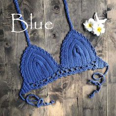 Summer Sexy Crochet Bikini Crop Tops Beachwear Hollow Out Bikini Bra Strap Vest Hanging Halter Tank Women's Cropped  -  GeraldBlack.com Beach Relaxing, Lace Swimwear, Bra Strap, Halter Tank, Beachwear For Women, Bra Straps, Boho Stil, Women Swimsuits, Womens Swimwear