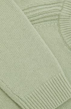 Ribbed stitching highlights the raglan shoulders that give this wool-blend sweater its casual aesthetic. Crewneck Long sleeves with ribbed cuffs 79% wool, 21% polyamide Hand wash, dry flat Imported Cloud Jumper, Cloud Sweater, Aesthetic Crewneck, Modern Clothing, Design Philosophy, London Today, Chunky Knitwear, Formal Shirts For Men, Newborn Dresses