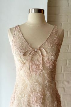 Made from sheer deadstock embroidered floral detail lace with bow detail at the bust. Fits true to size Designed and made in NYC Painting Shadows, Ingenue Essence, Empire Gown, Nyc Fits, Lace Made, Fancy Things, Feminine Fashion, Only Hearts, Vogue Covers