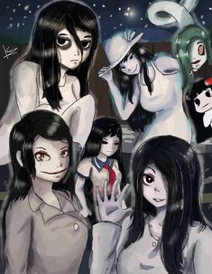 Art Ideas | anime art | anime | art ideas #art #anime #artideas Art Ideas Anime, Vampire Comic, Erma Comic, Yuki Onna, Anime Ghost, Creepy Cat, Ghost Girl