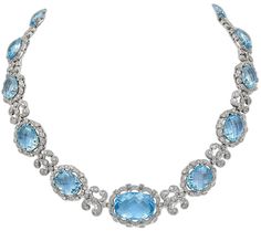 White Gold Necklace, Modern Blue, Blue Topaz, The Modern, Topaz, Gold Necklace, White Gold, For Sale, Gold