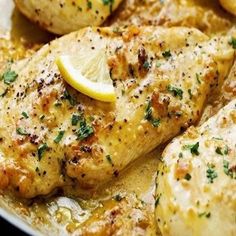 the cover of one skillet chicken with lemons and parmesan cheese is shown