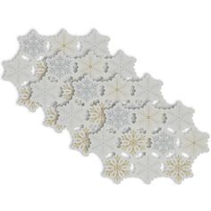 an image of snowflakes on white paper