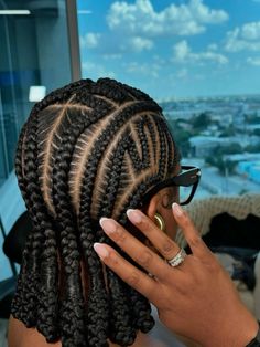 #hairstyles #blackwomenhairstyles #braidedhairstylesforblackwomen Latest Hair Braids, Hair Braid Patterns, Cornrows Natural Hair, Cornrows Braids For Black Women, Short Box Braids Hairstyles, Braided Hairstyles For Black Women Cornrows, Feed In Braids Hairstyles, Quick Natural Hair Styles, Cute Braided Hairstyles