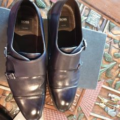 Medium Blue.Like New.Only Use One. Hugo Boss Shoes, Boss Shoes, Man Shoes, Boss Man, Boss Hugo Boss, Hugo Boss Man, Shoes Color, Medium Blue, Hugo Boss