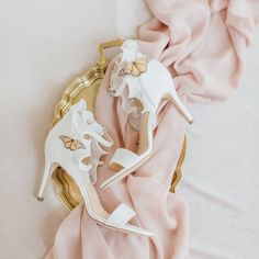 White Wedding Heels Stiletto Heel Lace Ankle Strap Sandals White Classy Trendy Flora Stiletto Heels Ankle Strap Sandals for Party, Night club, Dancing club, Music festival, Date, Wedding, Big day, Anniversary, Going out, Hanging out | FSJ White Heels Wedding, Bohemian Style Gown, Full Gown, Flat Shoes, Types Of Gowns, Wedding Alters, Bridal Skirts, Butterfly Wedding, Bridal Musings