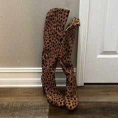 Antonio Melani. Style Calmma. Cheetah Print. Knee High Heeled Boots. Never Worn. Still With Tags. Cheetah Over The Knee Boots, Chic High Heel Leopard Print Boots, Casual Snake Print Ankle-high Boots, High Heeled Boots, Brown Snake Print Ankle-high Boots, Chic 4-inch Leopard Print Heels, Antonio Melani, High Heel Boots Knee, Cheetah Print