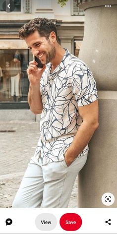 Mango Men, Boys Shirts Style, Printed Shirt Outfit, Boys Poses, Trendy Mens Hairstyles, Linen Outfits, Boys Kurta Design, Outfits For Summer, Printed Shirts Men