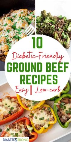 Healthy Lunch For Diabetics, Healthy Dinner Recipes For Pre Diabetics, Hamburger Meat Recipes For Diabetics, Delicious Meals For Diabetics, Diabete Dinner Recipes, Groundbeef Easy Recipes Low Carb, Dinner Ideas For Diabetics Meals, Pre Diebities Diet Dinner, Recipes For Diabetics Type 2 Easy