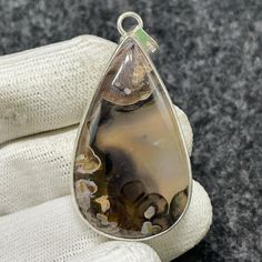 Stone=turkish stick agate Silver Drop Necklace With Cabochon, Silver Agate Jewelry Hallmarked, Silver Agate Teardrop Pendant Jewelry, Silver Agate Amulet Jewelry, Necklace Pendent, Silver Pendent, Silver Locket, Pendent Necklace, Silver Lockets