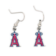 Los Angeles Angels Dangle Earrings MLB-get ready for game day with these awesome fashion earrings!  -Fast and Free shipping in the USA Angel Accessories, Anaheim Angels, Angels Logo, Fan Earrings, Jewelry Card