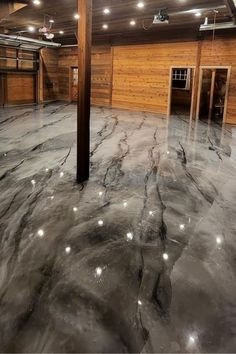 Epoxy Garage Floor Ideas Shop Floor Ideas, Light Grey Epoxy Floor, Dark Epoxy Floor, Epoxy Porch Floor, Epoxy Garage Floor, Epoxy Basement Floor