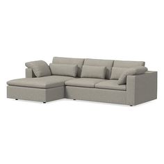 Harmony is our most comfortable sectional ever, thanks to its deep seat, plush cushions and go-anywhere lumbar and throw pillows. This modular version creates your dream sectional today but can be used flexibly down the road. Each has reinforced joinery and is assembled in the USA. KEY DETAILS Choose your sofa sectional depth: Petite (40") or Standard (44"). Engineered hardwood frame with mortise & tenon joinery. All wood is kiln-dried for added durability. Lumbar pillows and throw pillows i Left Arm Chaise, Comfortable Sectional, Washable Slipcovers, Lumbar Pillows, Pillows And Throws, Modular Sectional, Engineered Hardwood, Mortise And Tenon, Pottery Barn Kids