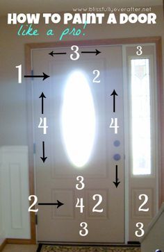 how to paint a door like a pro