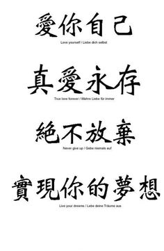 some chinese characters are written in different languages