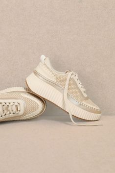 ChicStrut Lace-Up Knit Platform Sneakers-Light Gold-Sneakers-Krush Kandy, Women's Online Fashion Boutique Located in Phoenix, Arizona (Scottsdale Area) Palmetto Moon, Southern Shirt, Southern Shirts, Hey Dude, Gold Light, Street Chic, Platform Sneakers, Rompers Women, Knitting Designs