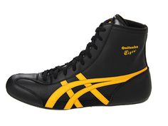 Onitsuka Tiger by Asics Wrestling 81™ Asics High-top Skate Shoes With Rubber Sole, Asics Black Lace-up Sneakers, Asics Lace-up Hiking Sneakers, Asics Lace-up Sneakers With Contrast Sole, Asics Lace-up Skate Shoes For Sports, Asics Tiger, Wrestling Shoes, Onitsuka Tiger, Gym Clothes