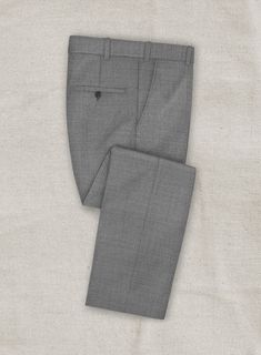 Make a sartorial impression at the office or your next formal gathering with our Loro Piana Esteba Wool Pants. Crafted from Pure New Zealand Merino Wool with a natural stretch, the gray pants are perfect for wearing throughout the year by adding a modern and refined touch to your timeless look. The pants are all about elegance and versatility making for an excellent option to have in your wardrobe rotation. 
 
Choice of the Elite, Loro Piana is owned by LVMH Moët Hennessy Louis Vuitton SE, the F Elegant Gray Wool Pants, Elegant Gray Wool Bottoms, Elegant Gray Straight Pants, Semi-formal Gray Tapered Leg Pants, Elegant Gray Slim Fit Pants, Elegant Full-length Gray Bottoms, Elegant Gray Business Casual Bottoms, Elegant Straight Leg Gray Bottoms, Elegant Gray Straight Leg Bottoms