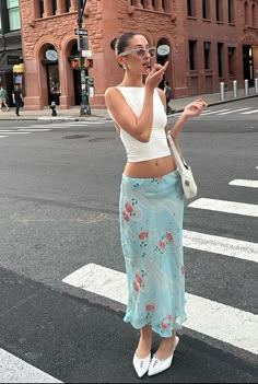 Enfp Outfits, Thrift Manifestation, Bella Venice, Floral Skirt Outfits, Coquette Outfits, Summer 2025, Gone Forever, Summer 24, Slip Skirt