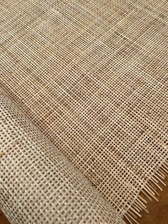 a close up view of the woven fabric