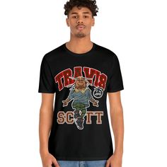 Recommended deadline for delivery by Christmas - Dec. 10 For the Ragers. 🚀 Featuring my original illustration of Travis Scott in the style of a college t-shirt. Stay comfortable and stylish with these ultra soft 100% cotton t-shirts! Printed using DTG technology for bright, long-lasting designs! Unisex sizes, please check size chart for measurements. - Ships out in 3-5 business days Tap here to see all of my items featuring Travis Scott! Thanks for shopping with us! Travis Scott T Shirt, Merch Clothing, College T Shirts, Original Illustration, Travis Scott, Cotton Tshirt, Tap, Size Chart, Long Lasting