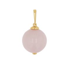 A perfect sphere in a powder pink hue, our Rose quartz charm is anchored by a 14K Solid Gold setting. A precious symbol of femininity and timeless chic, pair with our Pearl strands or a Paper Clip chain for a signature Babygold gold statement.

Size: 10mm Gemstone
14K Solid Gold Charm
Lifetime Guarantee
Made in Los Angeles Chic Formal Pink Jewelry, Elegant Rose Quartz Jewelry For Formal Occasions, Elegant Yellow Gold Jewelry With Rose Quartz, Elegant Pink Round Stone Jewelry, Rose Gold Pearl Charm Jewelry In 14k Gold, Feminine Rose Gold Round Beads Jewelry, Elegant Blush Round Jewelry, Elegant Round Blush Jewelry, Elegant Rose Quartz Yellow Gold Jewelry