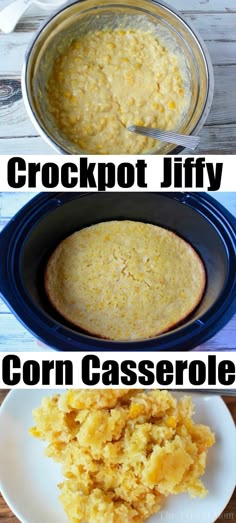 crockpot stuffed corn casserole is the perfect side dish